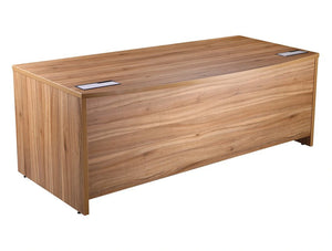 Exec 200W Elite Excecutive Desk With Bow Front In Walnut 2000Mm