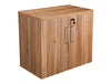 EXEC SC730W Elite 2 Level Cupboard 730mm high in Walnut