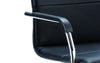 Echo Medium Back Leather Cantilever Visitor Chair With Arms BR000178 3