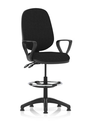 Eclipse Plus Ii Task Operator Office Chair With Hi Rise Draughtsman Kit KC0254 2