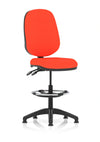 Eclipse Plus Ii Task Operator Office Chair With Hi Rise Draughtsman Kit KCUP1149 2