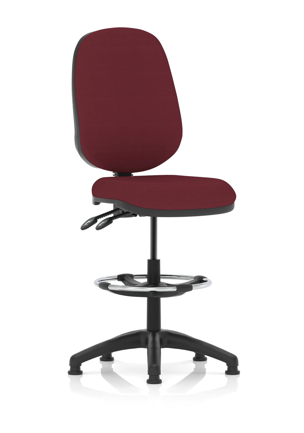 Eclipse Plus Ii Task Operator Office Chair With Hi Rise Draughtsman Kit KCUP1151 1