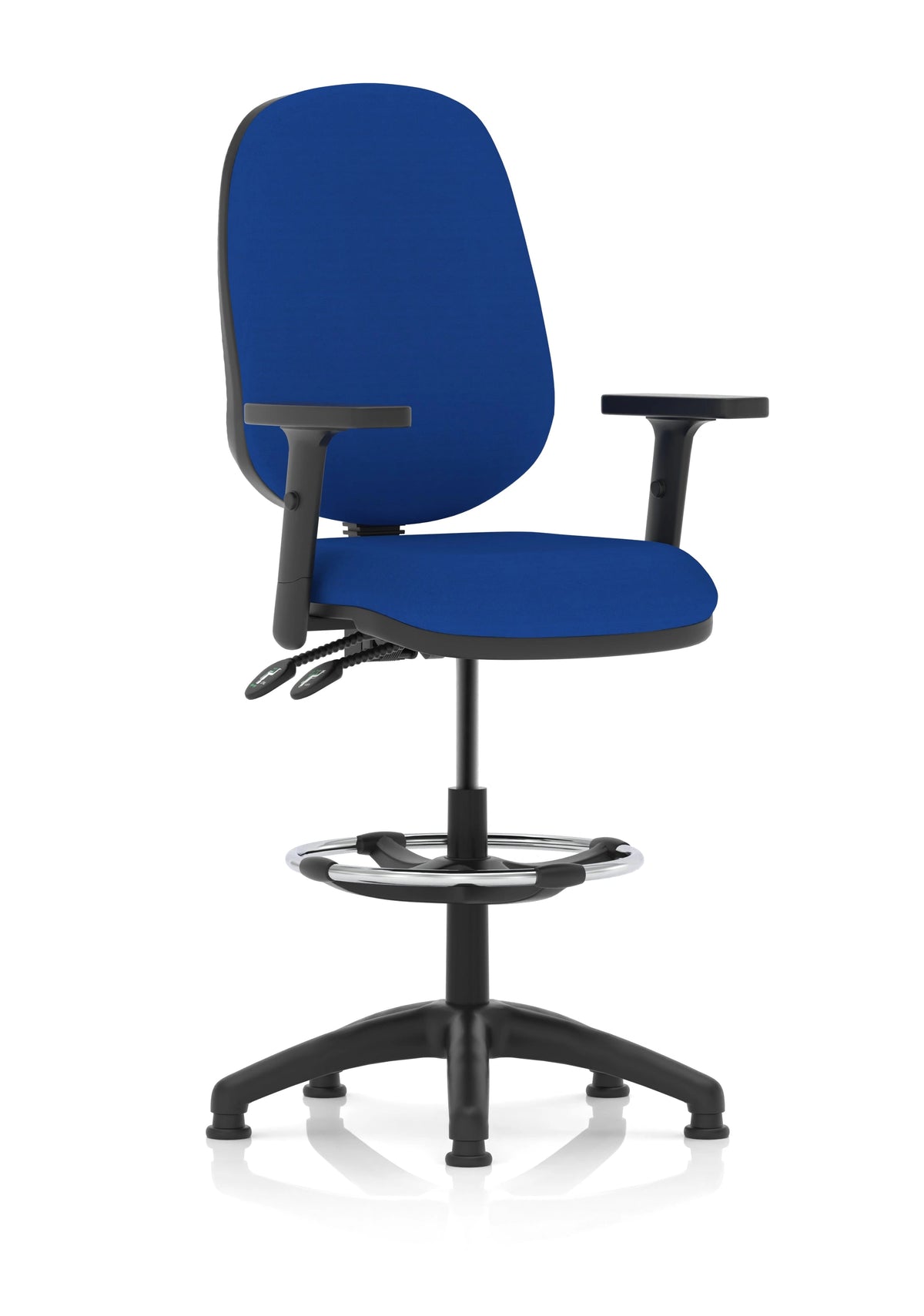 Eclipse Plus Ii Task Operator Office Chair With Hi Rise Draughtsman Kit KCUP1156 1