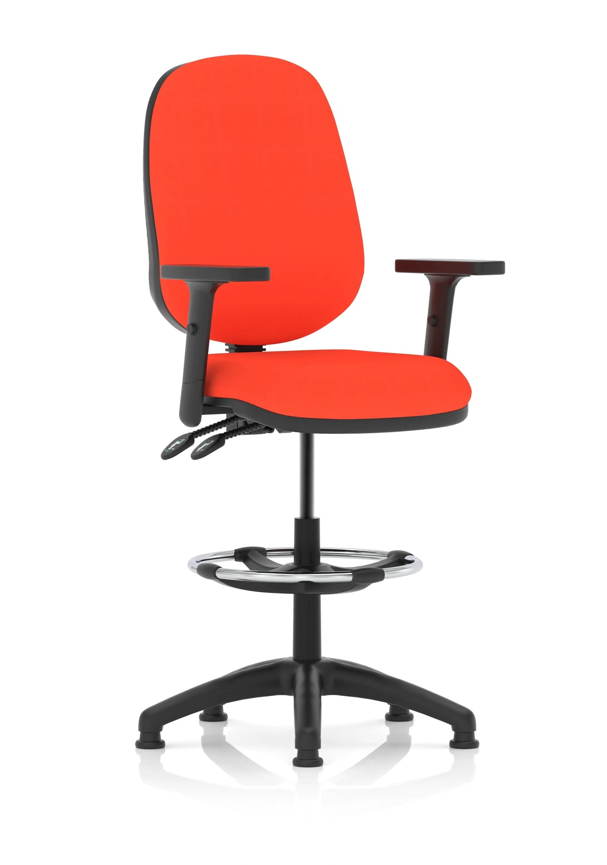 Eclipse Plus Ii Task Operator Office Chair With Hi Rise Draughtsman Kit KCUP1157 1
