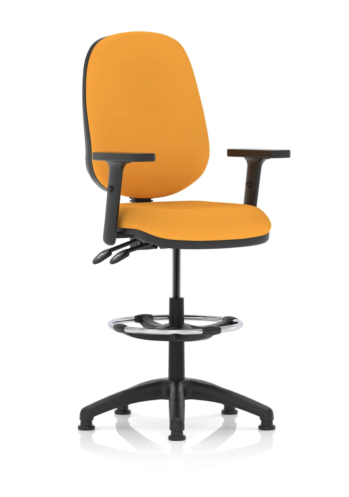 Eclipse Plus Ii Task Operator Office Chair With Hi Rise Draughtsman Kit KCUP1158 1