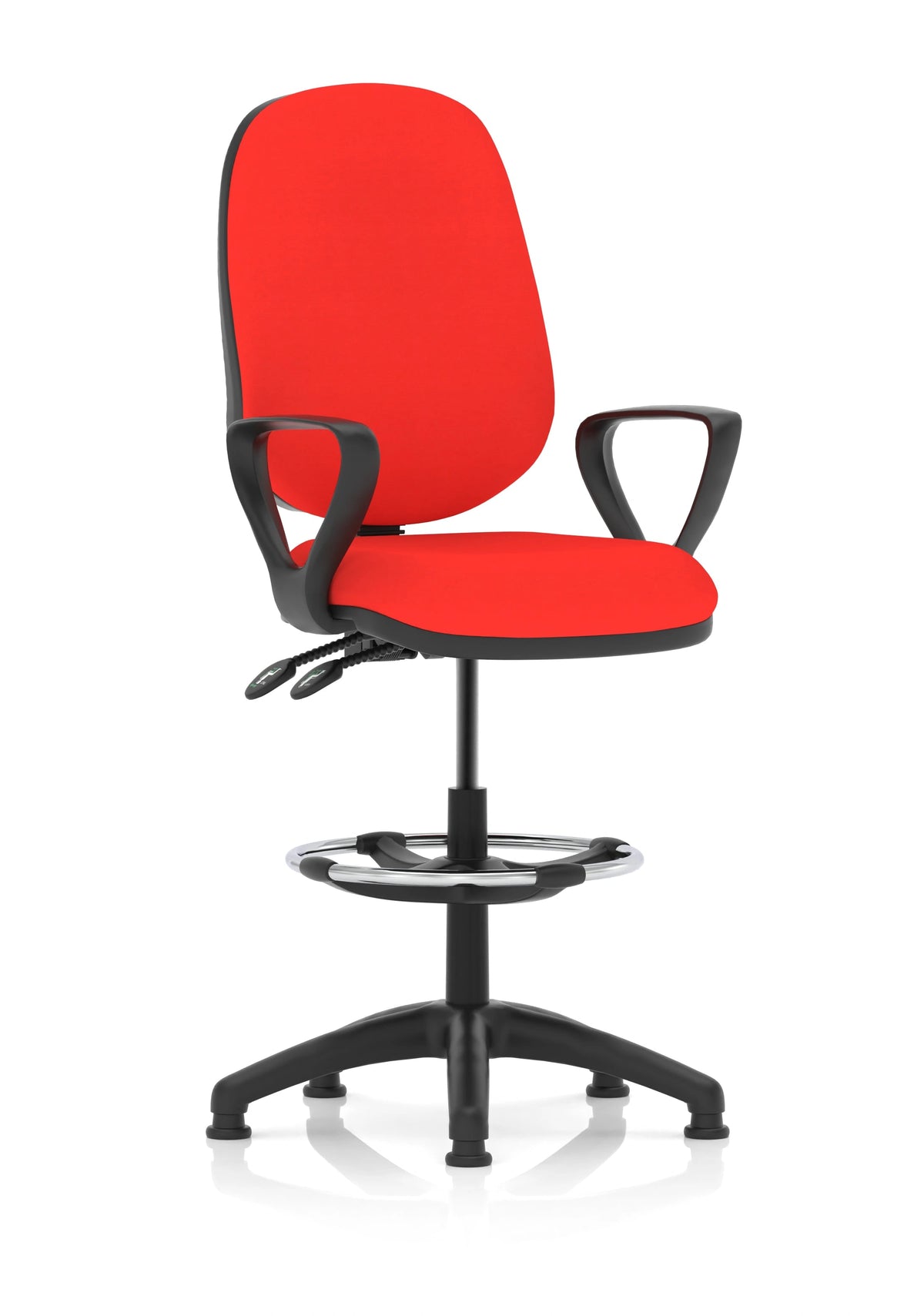 Eclipse Plus Ii Task Operator Office Chair With Hi Rise Draughtsman Kit KCUP1162 1