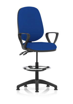 Eclipse Plus Ii Task Operator Office Chair With Hi Rise Draughtsman Kit KCUP1164 2