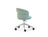 Ekori High Stool with Wooden Legs and Steel Footrest 7