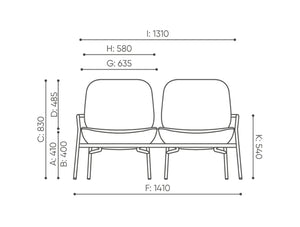 Epocc Lounge Beam Seating Dimensions