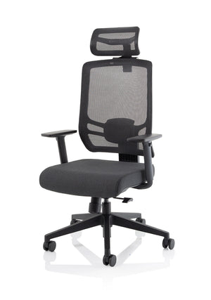 Ergo Twist High Mesh Back Task Operator Office Chair With Arms KC0298 13