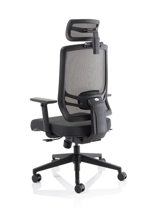 Ergo Twist High Mesh Back Task Operator Office Chair With Arms KC0298 7