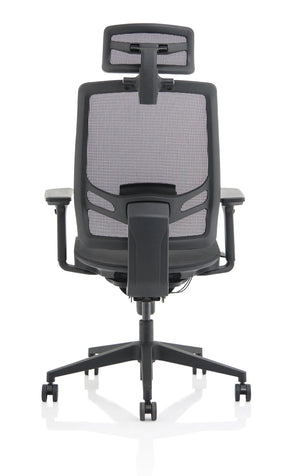 Ergo Twist High Mesh Back Task Operator Office Chair With Arms KC0299 13