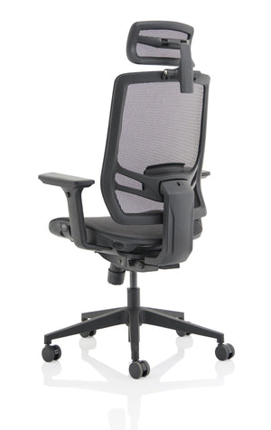 Ergo Twist Black Mesh Seat Mesh Back with Headrest Image 19