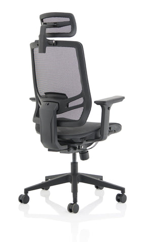 Ergo Twist High Mesh Back Task Operator Office Chair With Arms KC0299 7