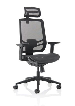 Ergo Twist High Mesh Back Task Operator Office Chair With Arms KC0299 9