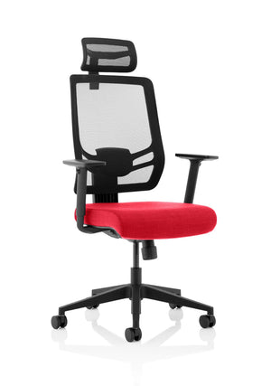 Ergo Twist High Mesh Back Task Operator Office Chair With Arms KCUP1884 2