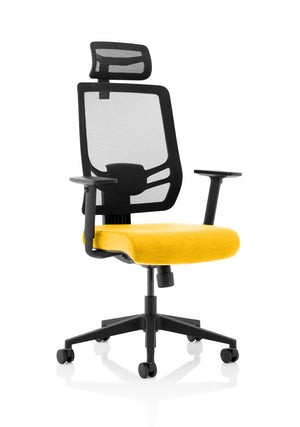 Ergo Twist High Mesh Back Task Operator Office Chair With Arms KCUP1888 2