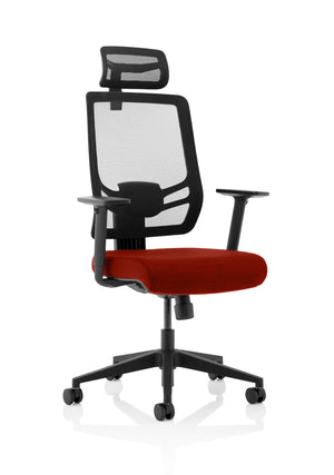 Ergo Twist High Mesh Back Task Operator Office Chair With Arms KCUP1889 2