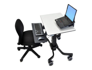 Ergotron Teachwell Mobile Digital Workspace Side Angle