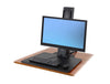 Ergotron Workfit Sr Sit Stand Workstation In Black Low
