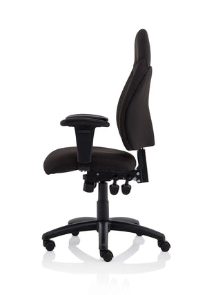 Esme High Back Task Operator Chair With Arms OP000232 7