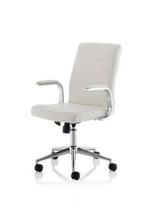 Ezra Medium Back Leather Executive Office Chair With Arms EX000189 5