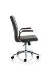 Ezra Medium Back Leather Executive Office Chair With Arms EX000245 9