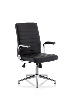 Ezra Medium Back Leather Executive Office Chair With Arms KCUP1692 2