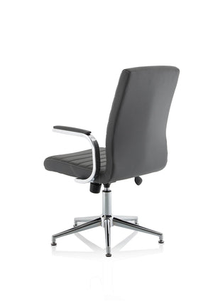 Ezra Medium Back Leather Executive Office Chair With Arms KCUP1694 6