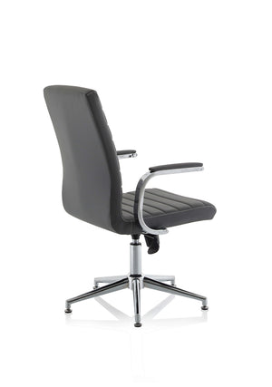 Ezra Medium Back Leather Executive Office Chair With Arms KCUP1694 8