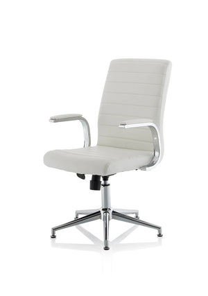 Ezra Medium Back Leather Executive Office Chair With Arms KCUP1695 4