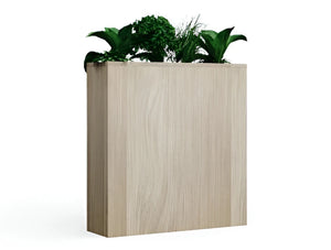 Fearne Mid Planter to the Floor w Wood Trim