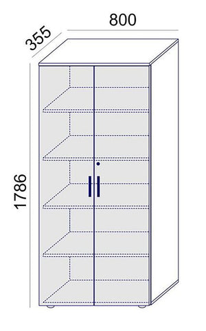 Filing Cabinet With Hinged Doors Sv 01 Dimensions