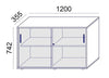 Filing Cabinet With Sliding Doors Sv 12 Dimensions