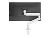 Flexi Single Dual Spring Flat Screen Monitor Arm White