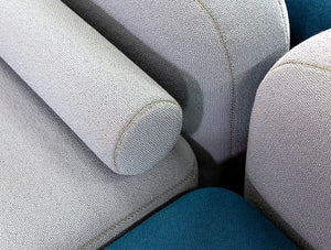 Flord Modular Soft Seating In Grey And Blue