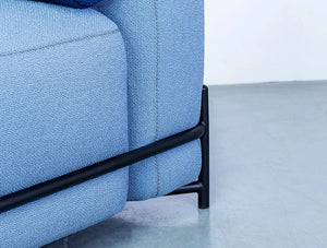Flord Modular Soft Seating In Light Blue Frame Close View