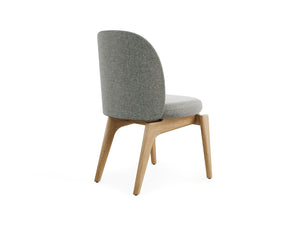 Flos Armless Chair with Wooden Legs 2