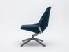 Frank Comfy Lounge Armchair With Swivel Base Side View