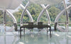 Frezza Alpus Meeting Table in Black Leg Finish with Meeting Room Chair in Reception Setting
