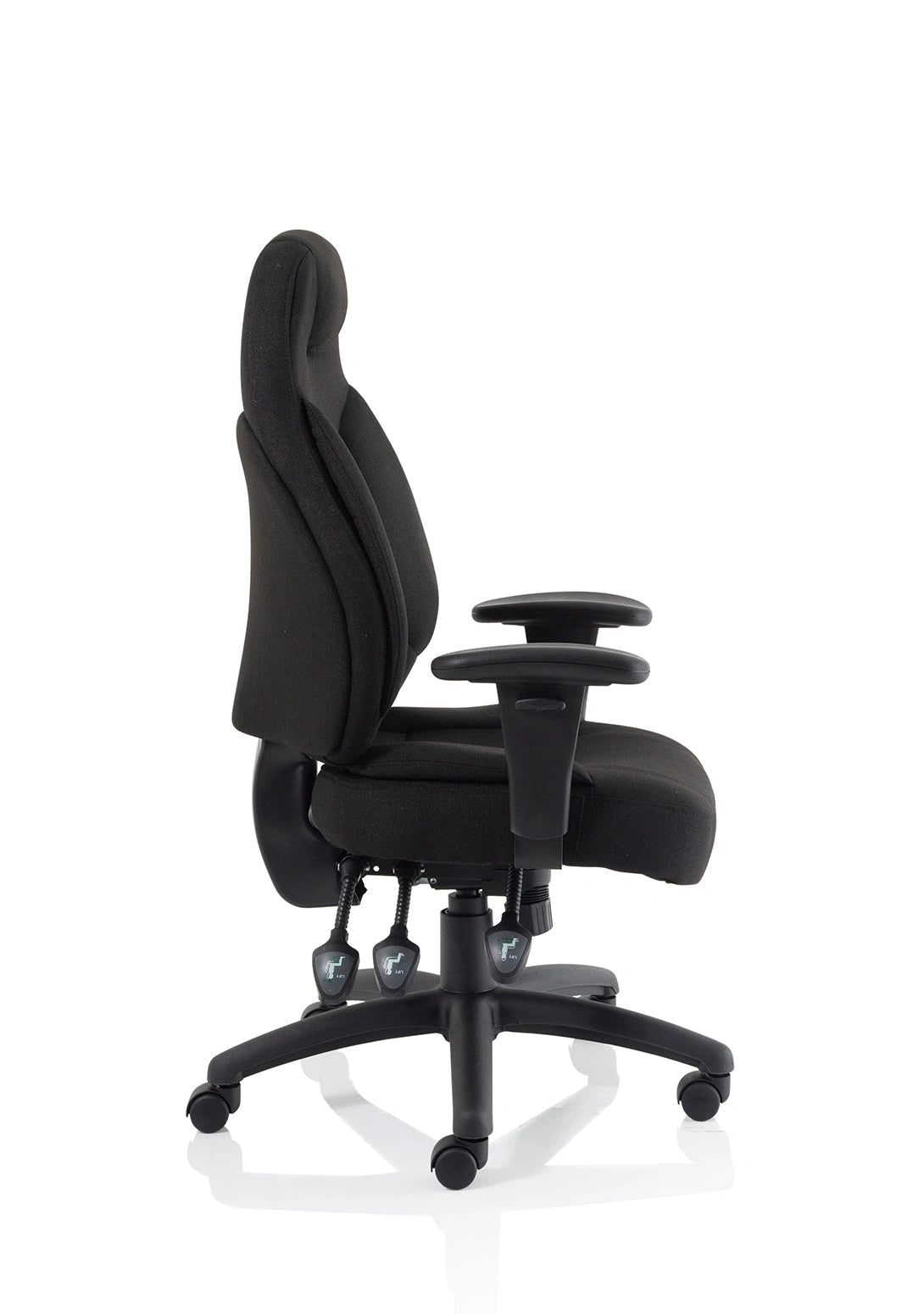 Galaxy Medium Back Task Operator Office Chair With Adjustable Arms OP000064 11
