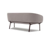 Grace 3 Seater Sofa On 4 Legged Base With White Finish For Canteen