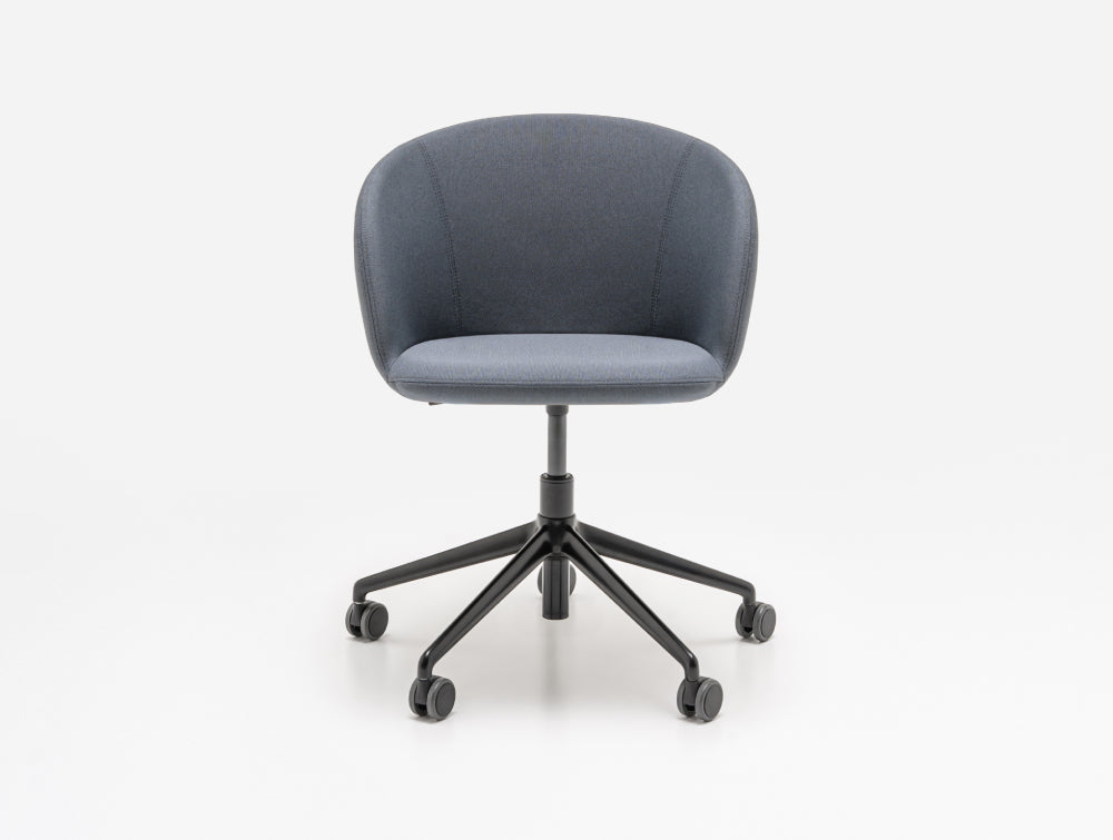 Grace Height Adjustable Chair on 4 Spoke Base with Castors