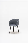 Grace Office Chair with Four Wooden Legs 2