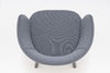 Grace Office Chair with Four Wooden Legs 4