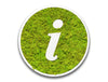 Green Mood Pictogram Info Circle With Border