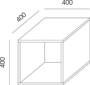 Hanging Bookcase Sv 320 Sv 321 Sv 322 Dimensions