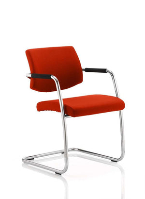 Havanna Medium Back Cantilever Visitor Chair With Arms KCUP0292 2