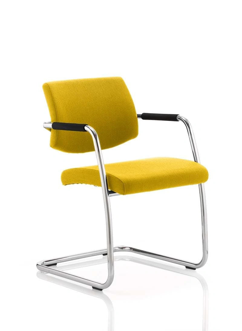 Havanna Medium Back Cantilever Visitor Chair With Arms KCUP0293 1