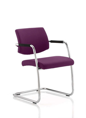 Havanna Medium Back Cantilever Visitor Chair With Arms KCUP0296 2